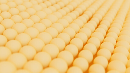 3d abstraction of many sphere