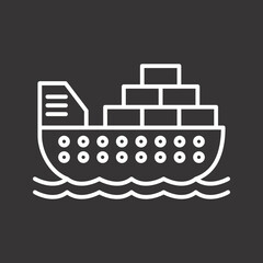 Cargo Ship Icon