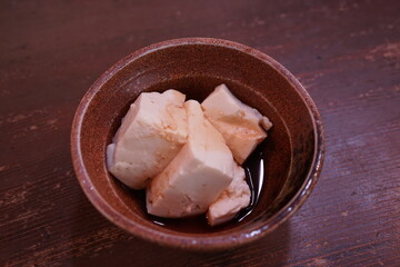 Okinawan-style Tofu, Shima or Island Tofu, Japanese Food - 日本料理 島豆腐
