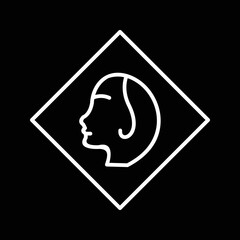 Painting of Woman Icon