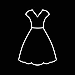 Woman's Dress Icon