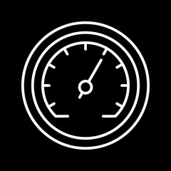 Obraz na płótnie Canvas Speedometer Icon