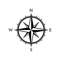 Compass. Compass icon. Compass logo vector. Compass icon vector design illustration. Compass icon isolated. Compass simple sign.