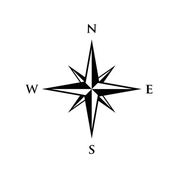 Compass. Compass icon. Compass logo vector. Compass icon vector design illustration. Compass icon isolated. Compass simple sign.