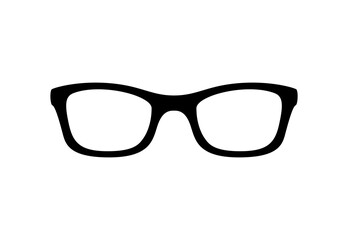 Glasses isolated on white background