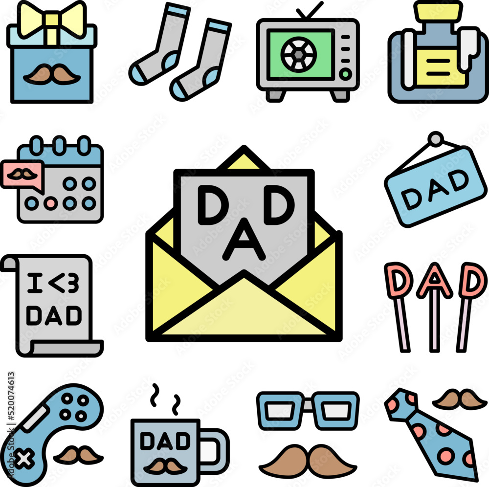 Poster message icon in a collection with other items
