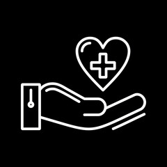 Obraz premium Care Icon