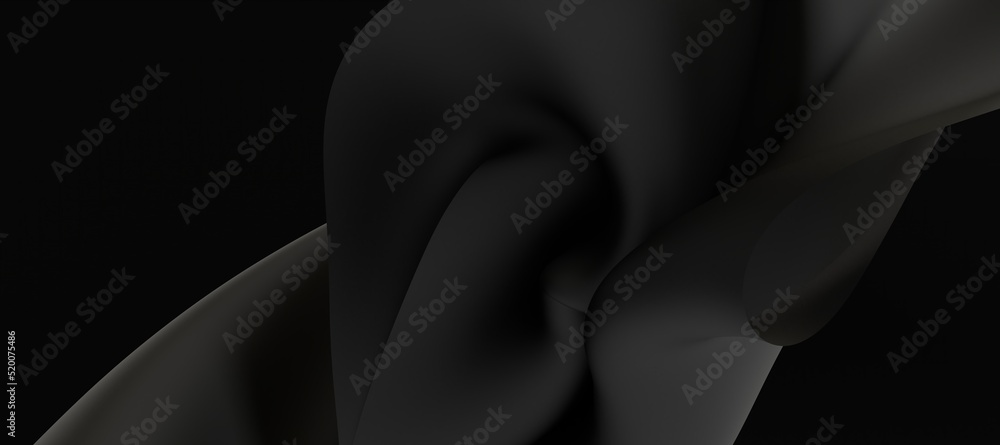 Poster abstract dynamic black background with various shape design. usable for background, wallpaper, banne