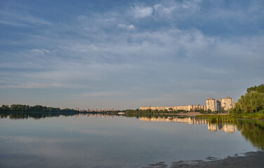 Fototapeta na wymiar River Dnipro in Ukraine