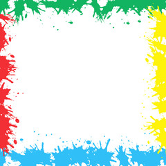 abstract watercolor background with splashes