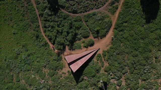 Aerial view of Powder Mountain in Utah
