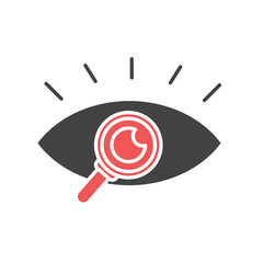 eye examination icons  symbol vector elements for infographic web