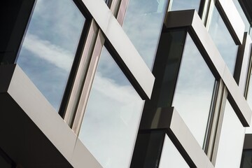 Detail of modern architecture buildings. Symbol of real estate, business, prosperity. Beautiful...