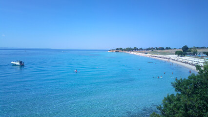 Fototapeta na wymiar Agios Ioannis Beach, Nikiti - Greece