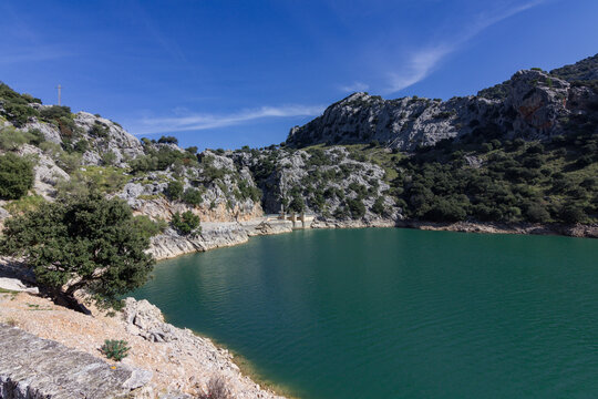 Gorg Blau lake in Mallorca (Spain)