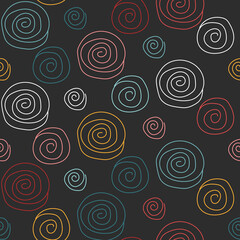 Fototapeta premium abstract seamless pattern with waves, pattern with lines, abstract background with curved lines, seamless pattern with spirals