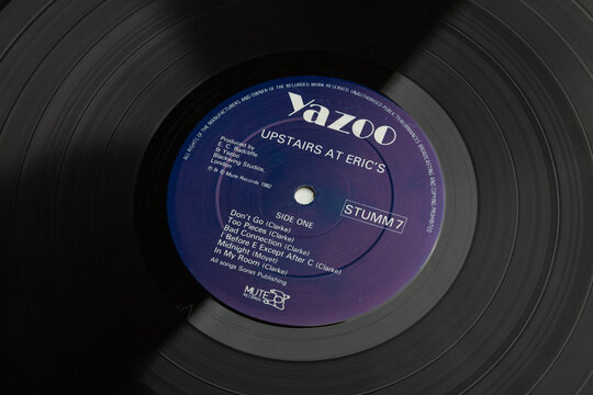 Yazoo Upstairs at Eric's vinyl album by mute records