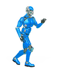 robot test is walking