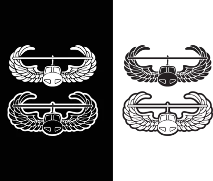 Army Air Assault Badge Vector