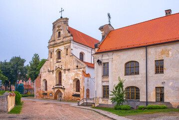 Fototapeta na wymiar Church of Assumption of Blessed Virgin Mary in Vilnius. Lithuania