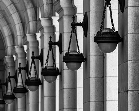 street lamp in the city