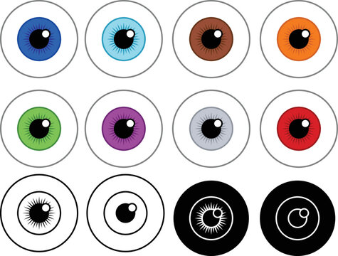 Monster Eyeball Clipart