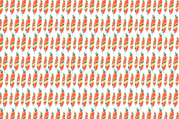 Fototapeta premium Pattern design with colorful feather theme