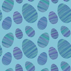 Spring seamless Easter coloured eggs pattern for wrapping paper and notebooks and kids and hobbies and clothes print
