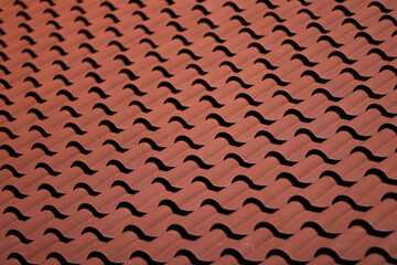 red roof tiles