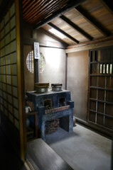 落柿舎　台所　京都市右京区嵯峨野