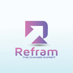 management consulting group letter R logo design