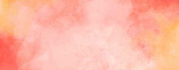 Colorful Watercolor Background - Pink Orange Red Pastels - Texture Abstract