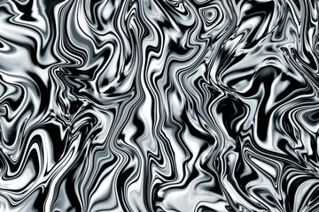 Silver white abstract liquid metal aluminum alloy steel as high quality texture for decoration