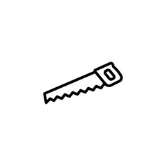 Saw line icon vector design