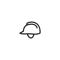 Helmet line icon vector design