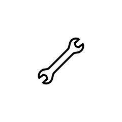 Wrench line icon vector design