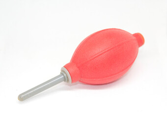 Inflatable rubber ball - for cleaning the camera and lens is every photographer's cleaning tool and...
