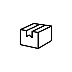 Package box line icon vector design