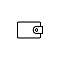 Wallet line icon vector design