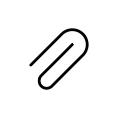 Obraz premium Attachment line icon vector design