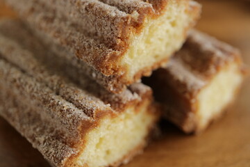 カットしたチュロス