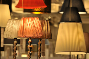 lamps on the table