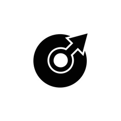 Gender Icon Sign Vector Isolated on White Artboard