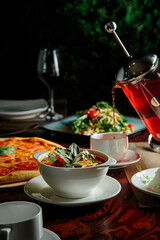 food, drinks, breakfast, dinner, cafe, restaurant, evening