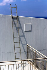 Staircase for going up and down.