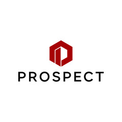  letter P and building logo design