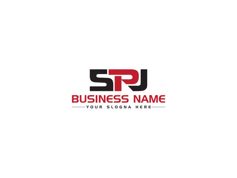 Alphabet SPJ Logo Letter Vector, Creative SP s p j Logo Icon Design and Unique Three Letter Concept For Business