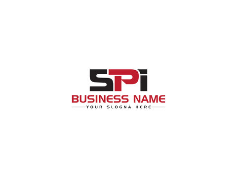 Alphabet SPI Logo Letter Vector, Creative SP s p i Logo Icon Design and Unique Three Letter Concept For Business