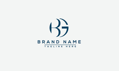 Logo design letter BG . Elegant modern. Vector template.