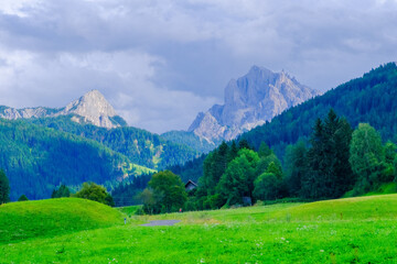 Fototapeta na wymiar Dolomites mountains in Italy